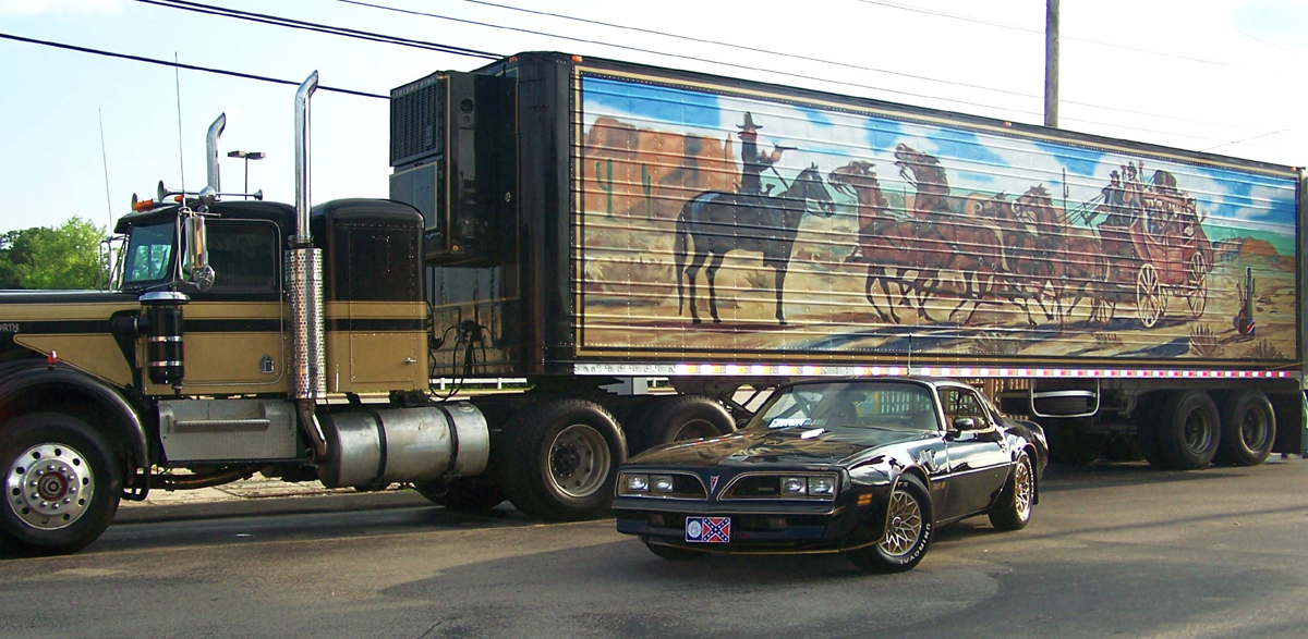 Sale Smokey and the bandit truck rig snowman